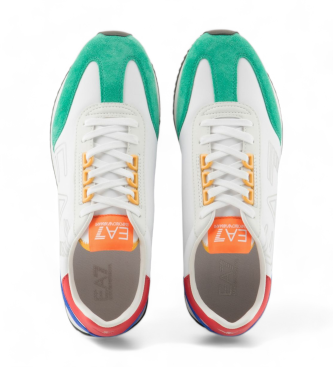 EA7 Sportschoenen Zwart-Wit Vintage wit