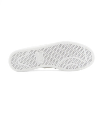 EA7 Zapatillas de Piel Classic Logo blanco