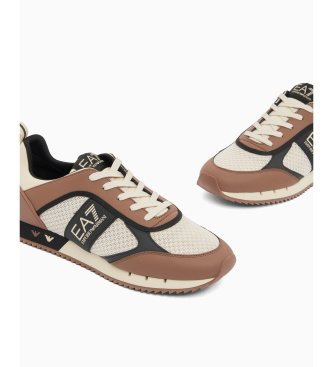 EA7 Laces slippers brown