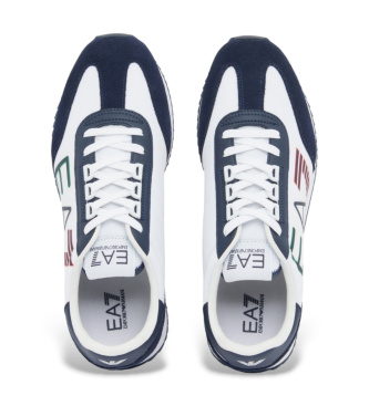 EA7 Vintage Sneakers White, blue