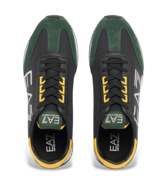 EA7 Vintage green trainers