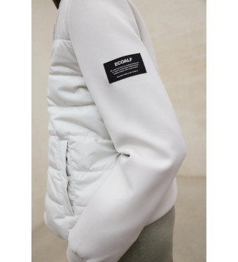ECOALF Manteau hybride Ayla blanc cass�
