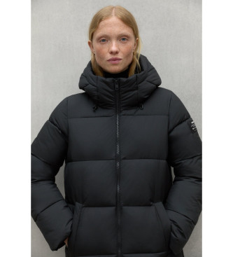 ECOALF Black Binaia Coat