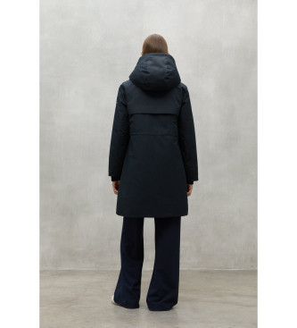 ECOALF Svart Glamour Coat