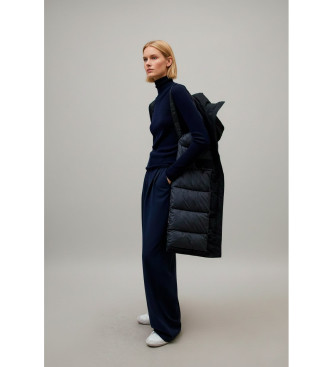 ECOALF Black Glamour Coat