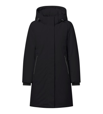 ECOALF Black Glamour Coat