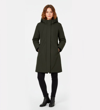 ECOALF Abrigo Glamour verde oscuro