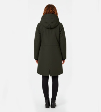 ECOALF Abrigo Glamour verde oscuro