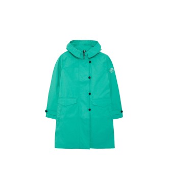 ECOALF Irazualf turquoise coat