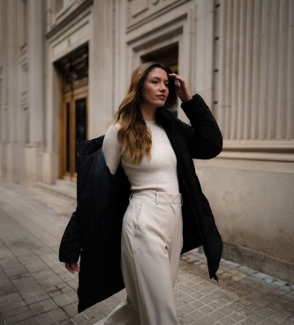 ECOALF Abrigo Manlie negro