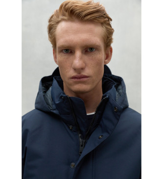 ECOALF Navy Pasu Coat