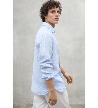 ECOALF Hemd Adan wei, blau