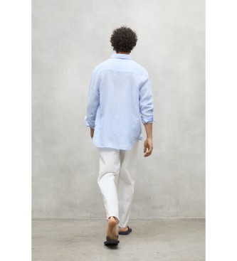ECOALF Hemd Adan wei, blau