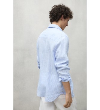 ECOALF Hemd Adan wei, blau