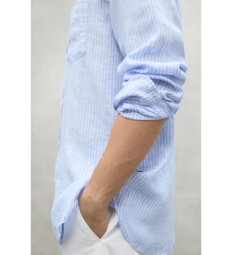 ECOALF Hemd Adan wei, blau