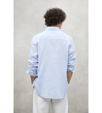 ECOALF Hemd Adan wei, blau