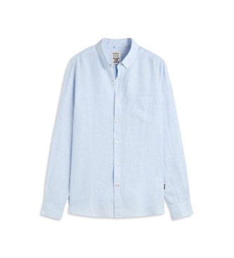 ECOALF Hemd Adan wei, blau