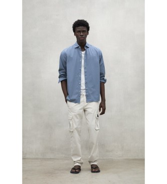 ECOALF Alfredo blaues Hemd