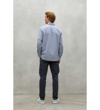 ECOALF Alfredo blue shirt