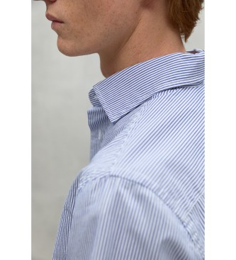 ECOALF Alfredo blauw shirt