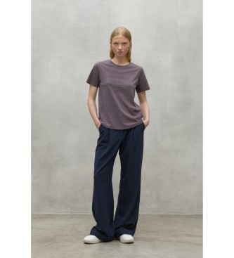 ECOALF T-shirt lilas Ambel