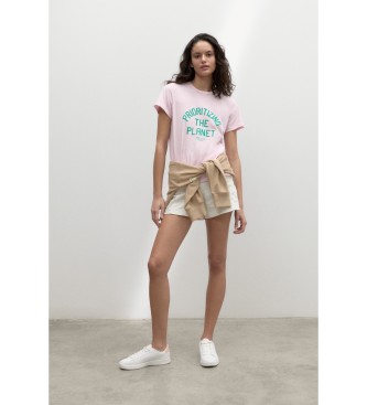 ECOALF T-shirt rose Anconaalf