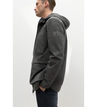 ECOALF Rain jacket Anetoalf dark grey
