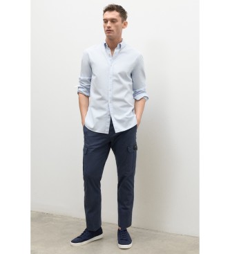 ECOALF Antejo blauw shirt