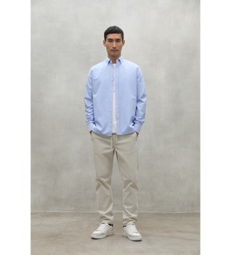 ECOALF Antonio blauw shirt