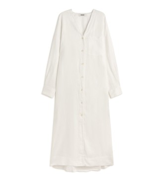 ECOALF Apatytowa sukienka w kolorze białym