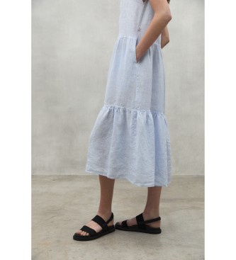 ECOALF Robe bleue en terre cuite