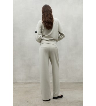 ECOALF Arda beige trousers