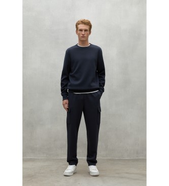 ECOALF Arles navy sweatshirt