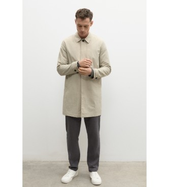 ECOALF Veste de pluie Beraldialf Homme blanc sable