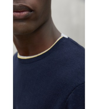 ECOALF Blocne navy jumper