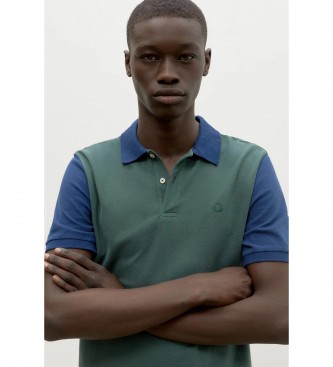 ECOALF Bloquialf grnes Poloshirt