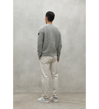 ECOALF Pull en buis gris