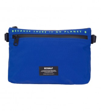 ECOALF Saco de ombro com fecho duplo Lupita Beacuse azul