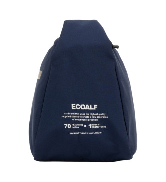 ECOALF Navy Bonded hobo bag