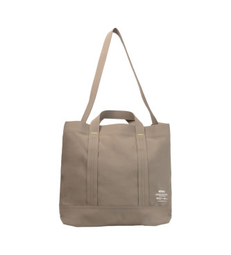 ECOALF Bonded brown shopper bag