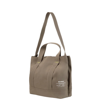 ECOALF Braune Shopper-Tasche aus Verbundmaterial