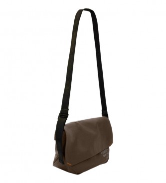 ECOALF Bolsa de ombro castanha com lao