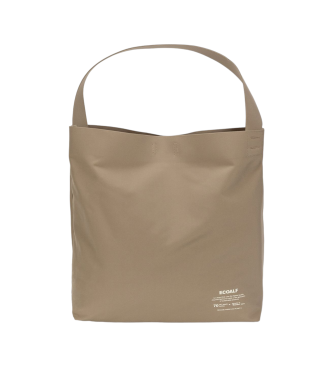 ECOALF Borsa a secchiello color tortora accoppiato