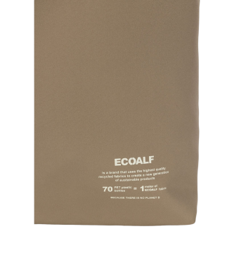 ECOALF Borsa a secchiello color tortora accoppiato