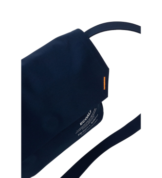 ECOALF Bonded navy shoulder bag