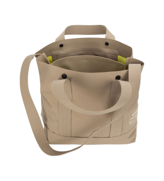 ECOALF Bonded taupe shopper bag