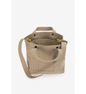 ECOALF Bonded taupe shopper bag