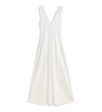 ECOALF Bornite kjole hvid