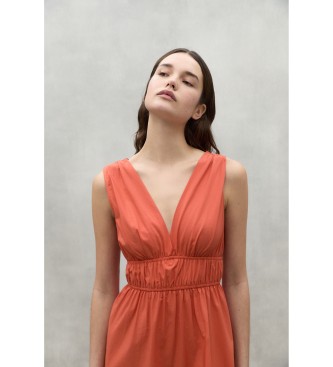ECOALF Vestido Bornite vermelho
