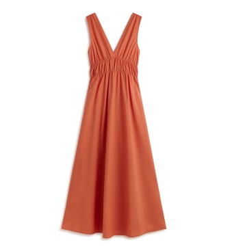 ECOALF Vestido Bornite vermelho